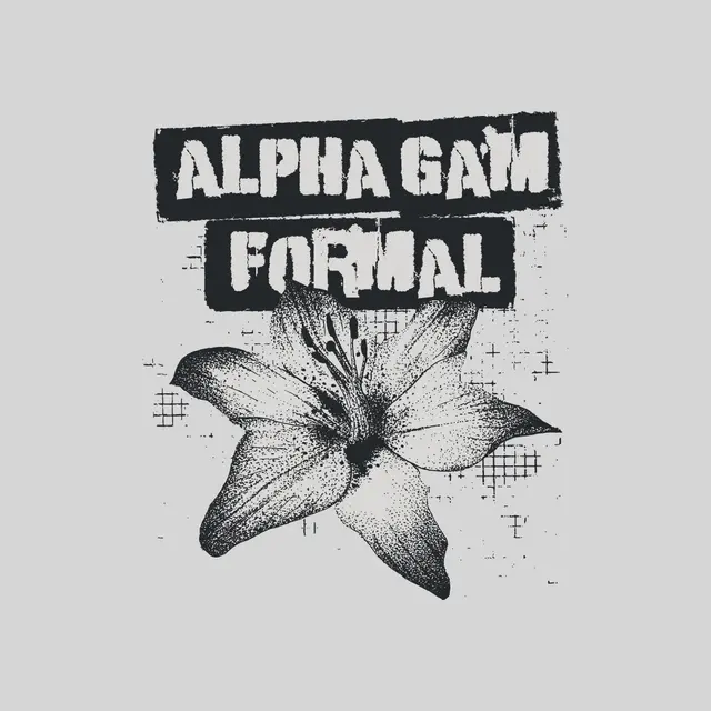 Alpha Gamma Delta Lily Graphic Formal Sweater