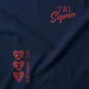 Sigma Sigma Sigma Heart Illustration Rush Tank