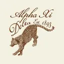 Alpha Xi Delta Leopard Illustration PR Shirt