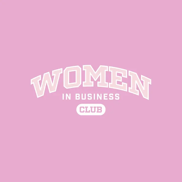 Women in Business Club Classic Block Text PR Crewneck