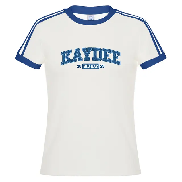 Kappa Delta Bold Kaydee Text Rush & Bid Shirt-2