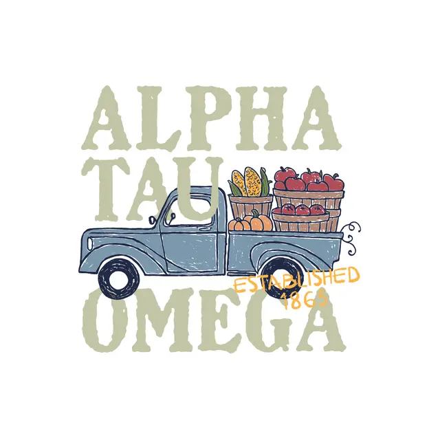Alpha Tau Omega Vintage Truck PR Crewneck