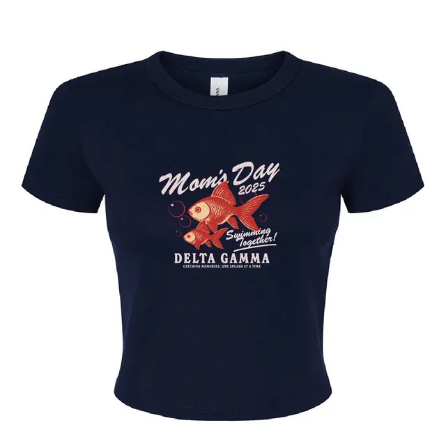 Delta Gamma Goldfish Graphic Mom's Day Shirt 2