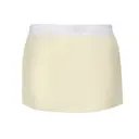 Fresh Prints Lexi Drawstring Mini Skort Butter Yellow White mto Back