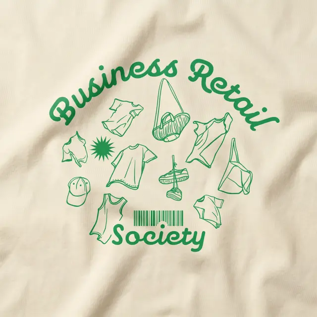 Business of Retail Society Hand Drawn Clothing Icons PR Shirt