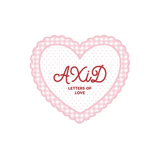 Alpha Xi Delta Heart Pattern Letters of Love Philanthropy Tank