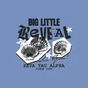 Zeta Tau Alpha Shell Graphic Big Little Reveal Shirt
