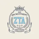 Zeta Tau Alpha Crest with Crown Rush Crewneck