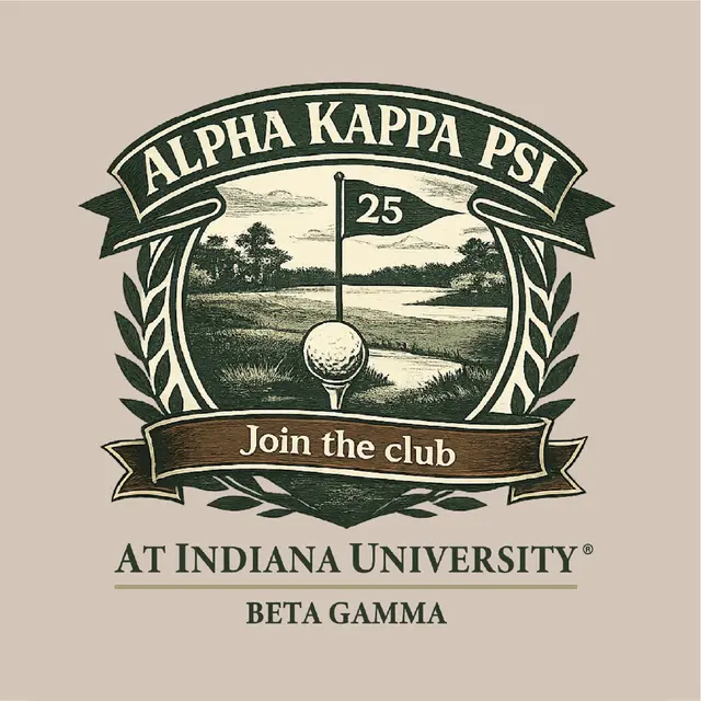 Alpha Kappa Psi Golf Club Scene PR Polo