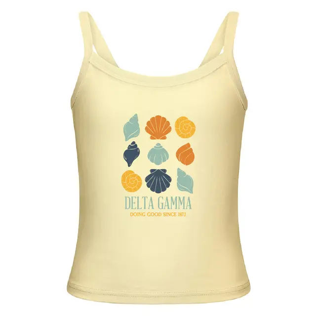Delta Gamma Seashells Graphic PR Tank 2