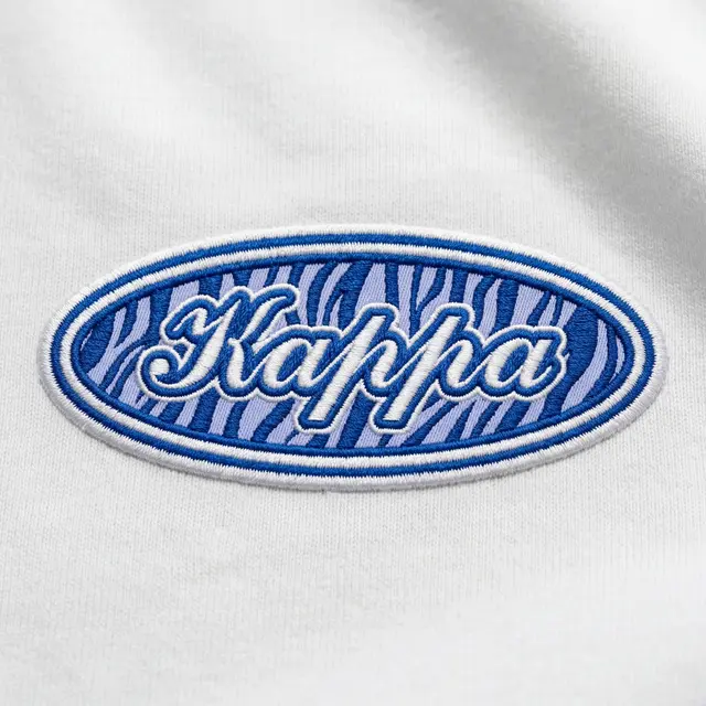 Kappa Kappa Gamma Zebra Pattern Text PR Sweater