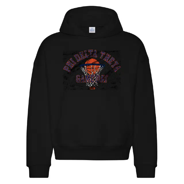 Phi Delta Theta Basketball Hoop Game Day Hoodie 2