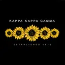 Kappa Kappa Gamma Sunflower Stripe PR Crewneck