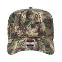 OTTO CAP Camouflage 5 Panel Mid Profile Baseball Cap Lt.Lod Brn Kly Back