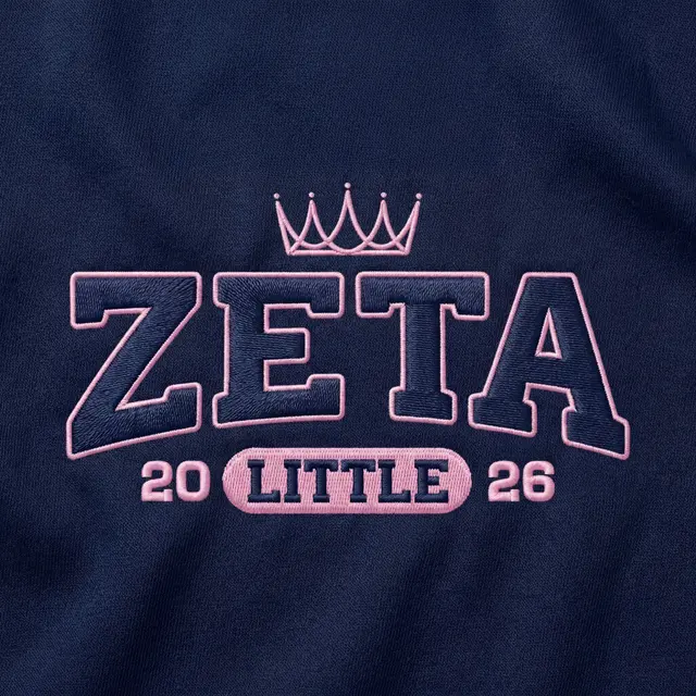 Zeta Tau Alpha Crown Graphic Big Little Reveal Tank