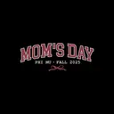 Phi Mu Bold Arch Text with Ribbon Mom's Day Shirt