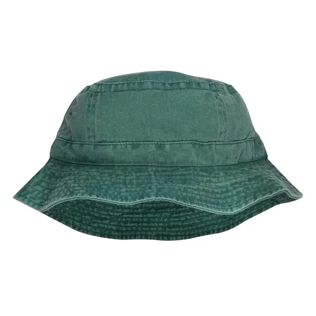 Adams Vacationer Pigment Dyed Bucket Hat acva101 Forest Green Front