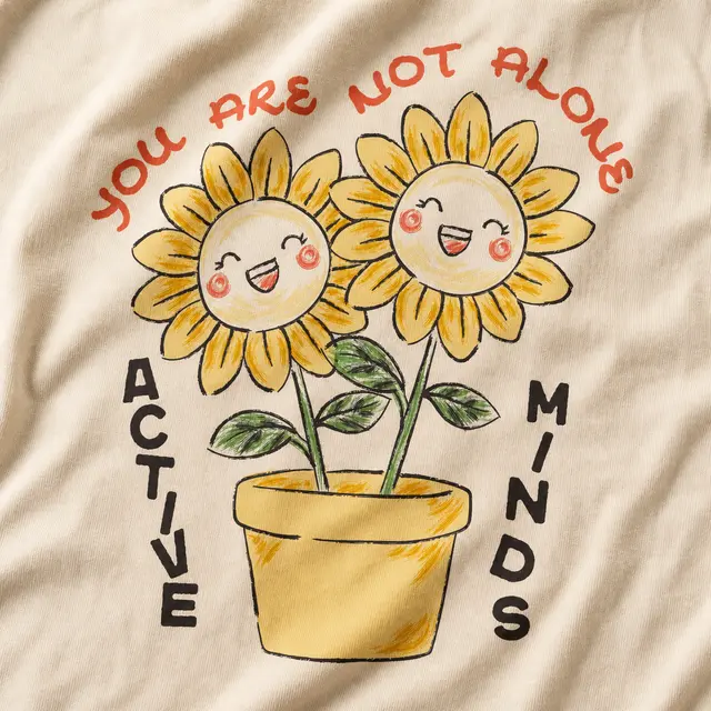 Active Minds Floral Illustration PR Crewneck