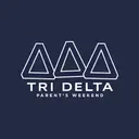 Delta Delta Delta Geometric Lettering Parent's Weekend Crewneck