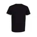 Customizable Next Level Unisex Fine Jersey Ringer 3604 Black With Natural Back