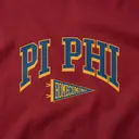 Pi Beta Phi Bold Block Lettering Homecoming Crewneck