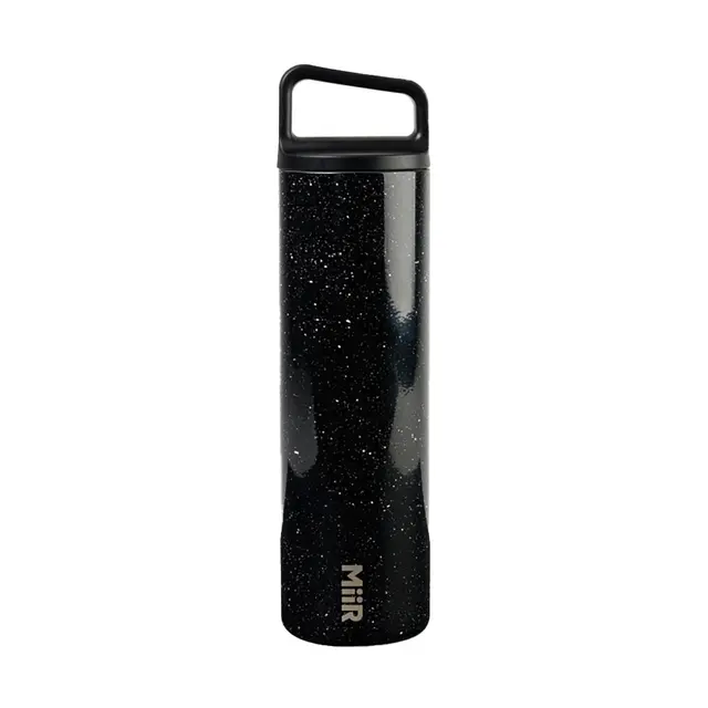 MiiR Vacuum Insulated Wide Mouth Bottle - 20 Oz 100275-018 Black Speckle Front