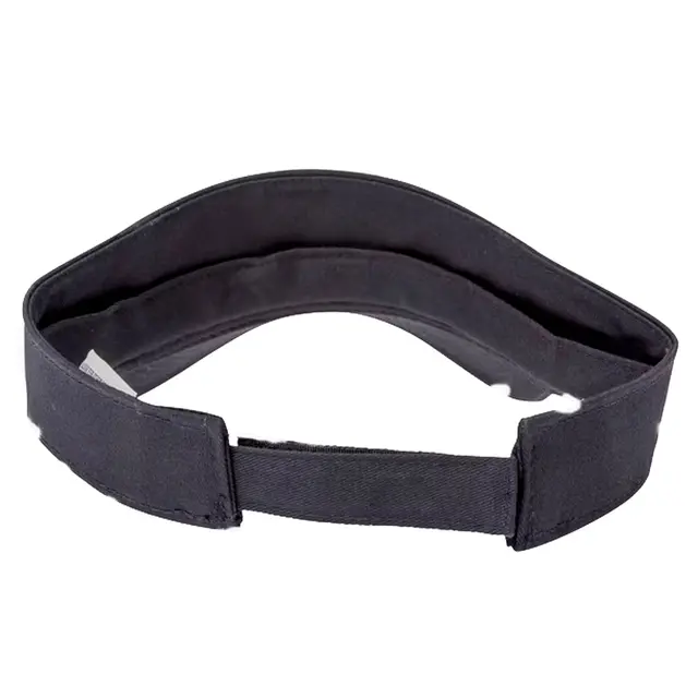 Big Accessories Cotton Twill Visor bx006 Navy Back