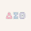 Delta Sigma Theta Gingham Letters PR Shirt