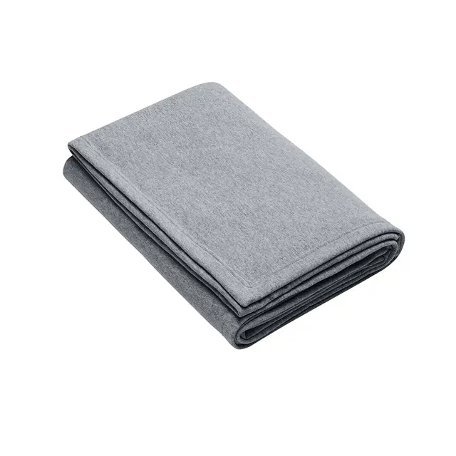 Port & Company Core Fleece Sweatshirt Blanket Athletic Heather Back