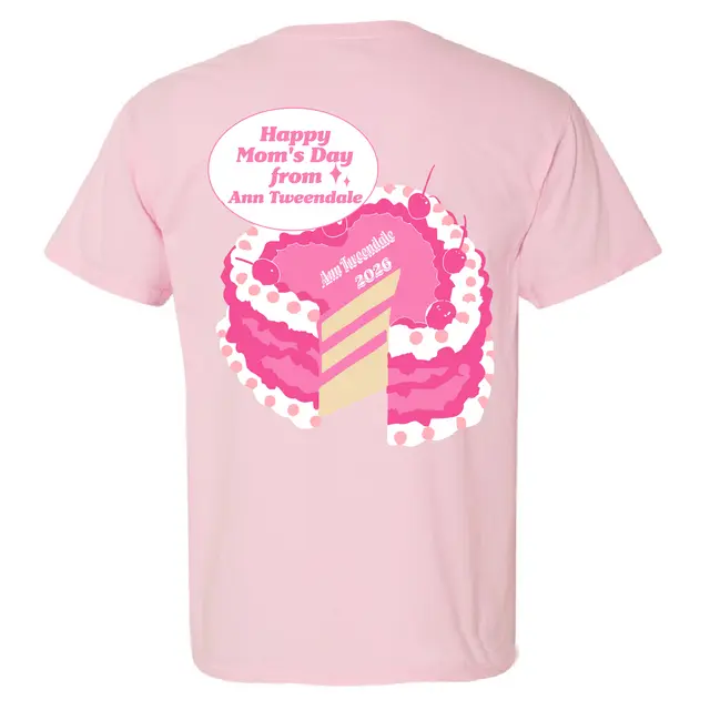 Ann Tweendale Pink Cake Parent's Weekend Shirt 2