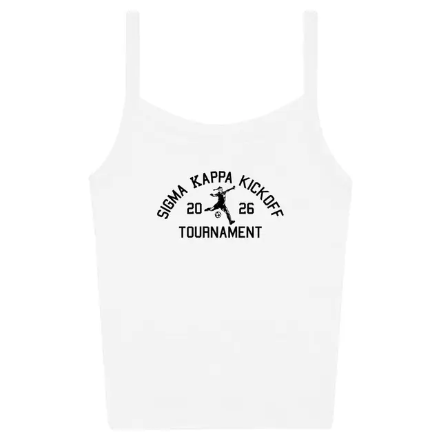 Sigma Kappa Soccer Player Kickoff Philanthropy Tank 2