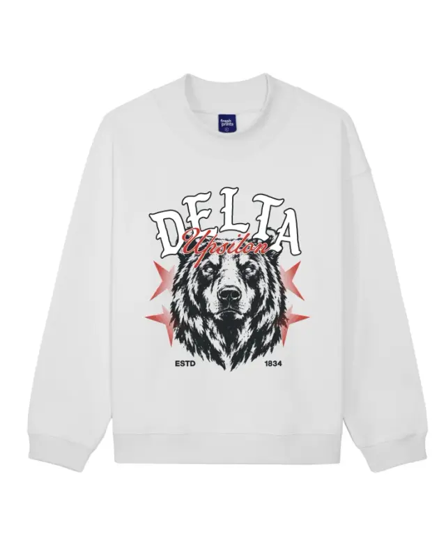 Delta Upsilon Fierce Bear Graphic PR Sweater