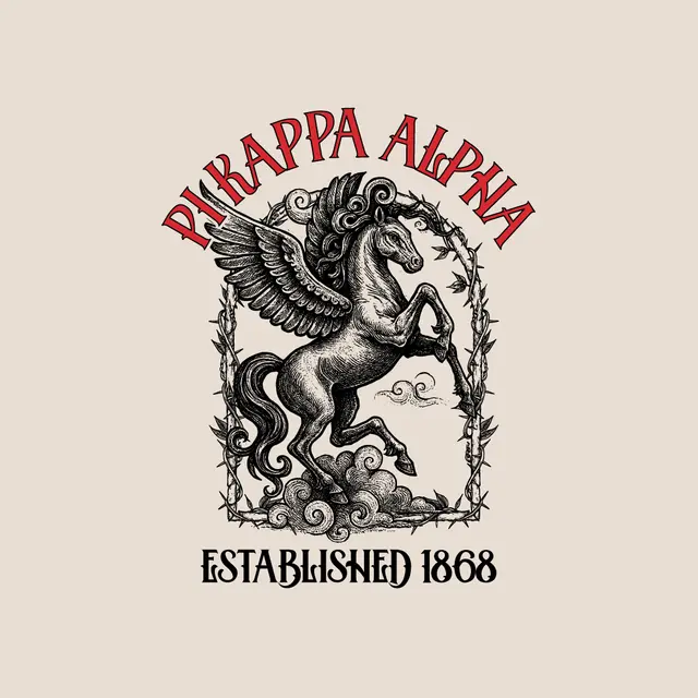Pi Kappa Alpha Pegasus Illustration PR Shirt