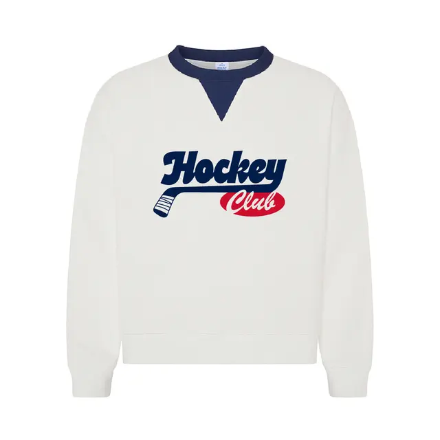 Hockey Club Retro Script Hockey Stick PR Sweater 2