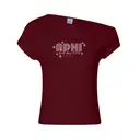 Alpha Phi Striped Lettering Bid Day Shirt 2