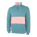 Customizable Charles River Quad Pullover 9018 Bay-Pale-Pink Front