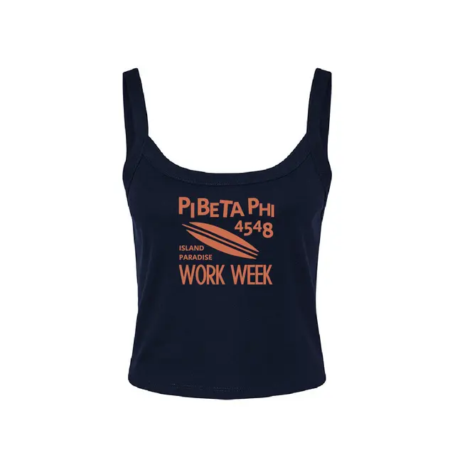 Pi Beta Phi Surfboard Graphic Work Week Tank 2