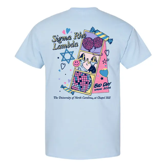 Sigma Rho Lambda Playful Collage Bid Day Shirt 2