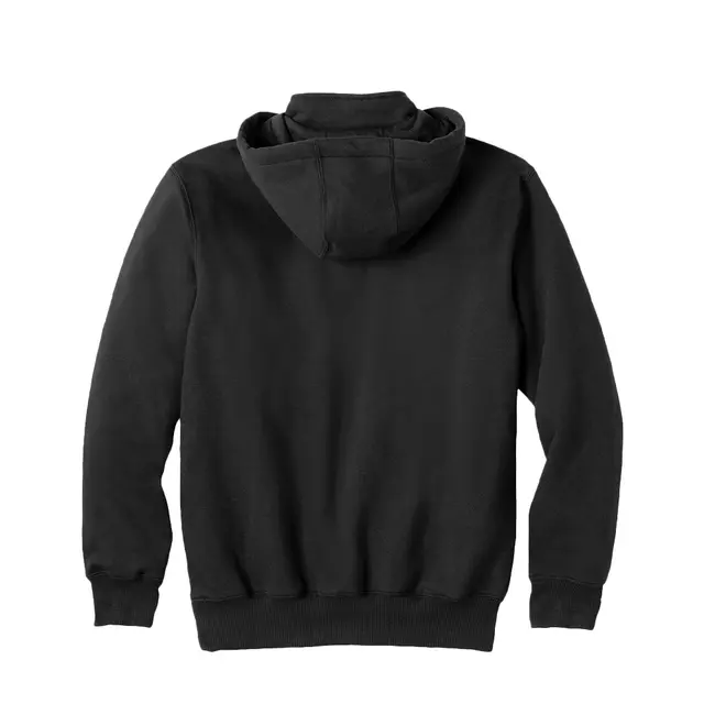 RAIN-DEFENDER-PAXTON-HEAVYWEIGHT-HOODED-ZIP-MOCK-SWEATSHIRT-Black-Back