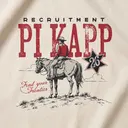 Pi Kappa Phi Cowboy Illustration Rush Sweater