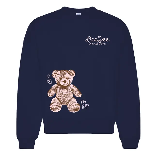 Delta Zeta Sweet Teddy Bear Formal Crewneck 2
