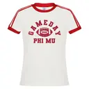 Phi Mu Football Graphic Game Day Shirt 2