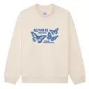 Alpha Xi Delta Blue Butterfly Illustration PR Sweater 2