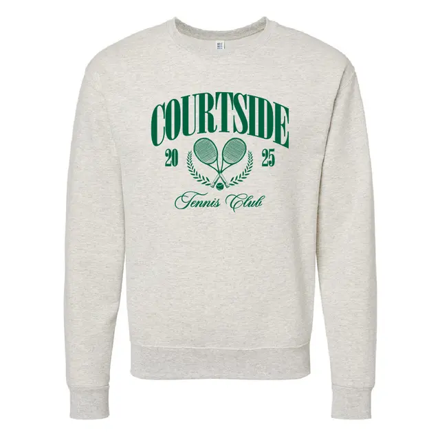 Tennis Club Racket and Court PR Hoodie