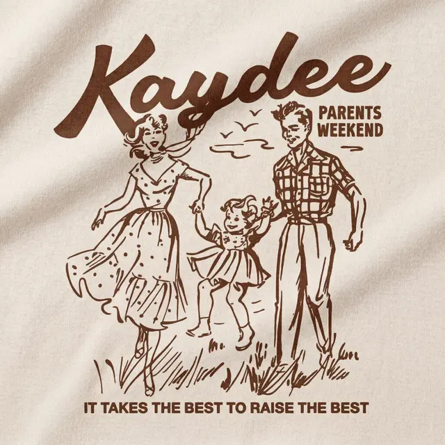 Kappa Delta Hand Drawn Family Illustration Parents Weekend Sweater