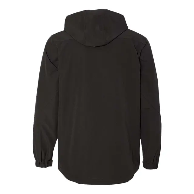 Apex Soft Shell Hooded Jacket Black Back