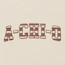Alpha Chi Omega Striped Block Lettering PR Sweater