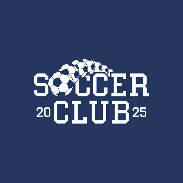 Soccer Club Soccer Ball Font PR Shirt