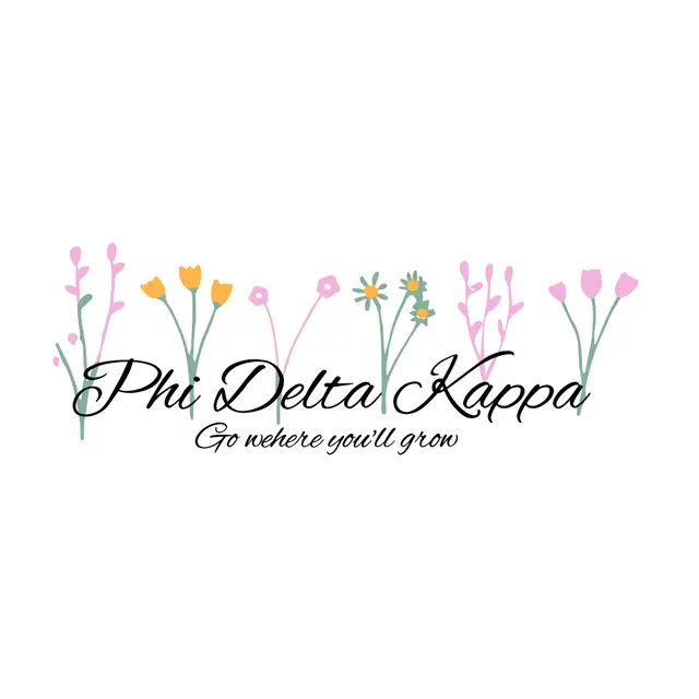 Phi Delta Kappa Floral Illustration PR Sweater