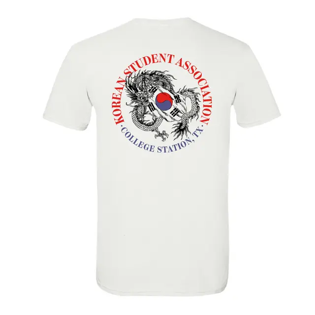 Korean Student Association Dragon Graphic PR Shirt 2